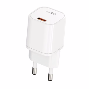 Rock Wall laadija T88 Sugar Cube Series GaN - Type C - QC 3.0 PD 33W 3A valge
