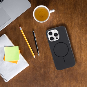 Ümbris jaoks iPhone 17 PRO MAX Läikiv Mag Kate compatible koos MagSafe must