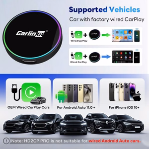 Carlinkit HD2CP-PRO Carplay&Android juhtmevaba adapter