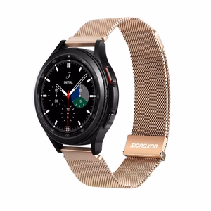 DUX DUCIS strap MILANESE stainless terasehall magnetic 22 mm kuldne