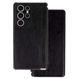 Кожаный чехол-книжка Razor для Xiaomi Redmi 12C/11A чёрный