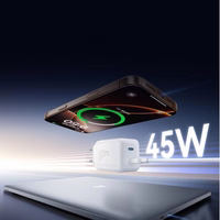 Laadija Joyroom "TCL05" valge GaN Ultra 45W (2xUSB-C) + "Type-C" 120cm 60W kaabel