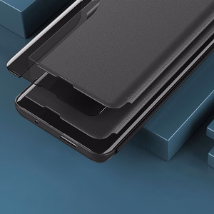 Eco Leather View Ümbris ümbris jaoks Samsung Galaxy A14 with a flip stand must