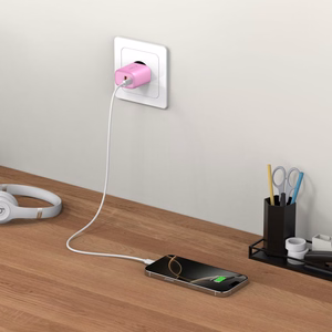 Tech-Protect NCA20 PD 20W QC3.0 USB-A / USB-C Wall Laadija - roosa