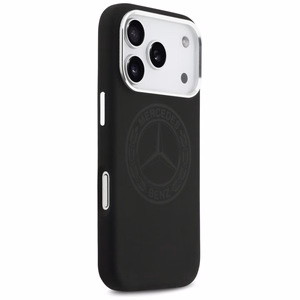 Mercedes Силиконовый Vintage Logo MagSafe Чехол для iPhone 17 Pro - чёрный
