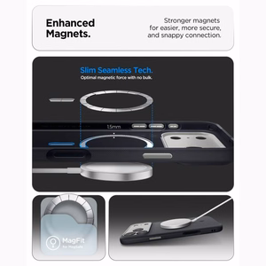 Spigen Nano Pop MagSafe ümbris iPhone 17 Pro Max / 18 Pro Max jaoks, must