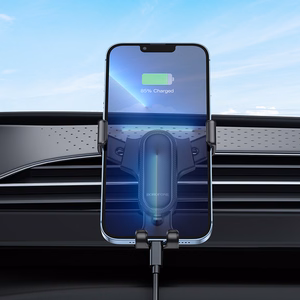 Car phone hoidja Borofone BH74 jaoks using on ventilation grille, must