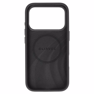 Liavec Silky чехол с металлической рамкой камеры для Iphone 17 Pro Max черный