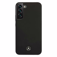 Mercedes Silicone Line ümbris Samsung Galaxy S22+ jaoks - must