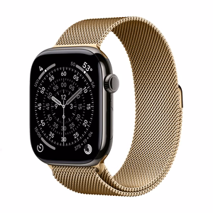 Crong Milano Steel roostevabast terasest rihm Apple Watchile 38/40/41/42 mm, roosakuldne