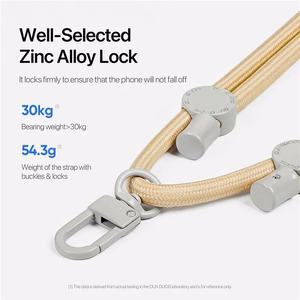 DUX DUCIS Plaz - cross-body phone strap - kollane