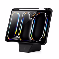 Dux Ducis Vers ümbris iPad Pro 11" (2024/2025) aluse ja Apple Pencil hoidjaga must