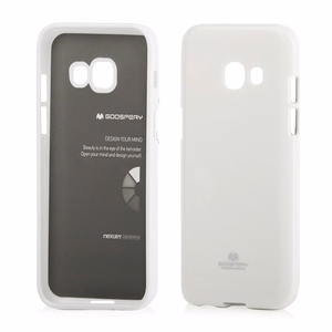 Mercury Jelly ümbris seadmele Samsung Galaxy A3 (2017), valge
