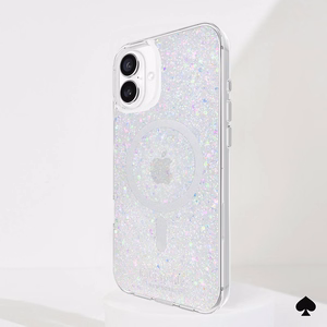 Kate Spade New York Protective MagSafe - Case for iPhone 16 Plus (Chunky Glitter)