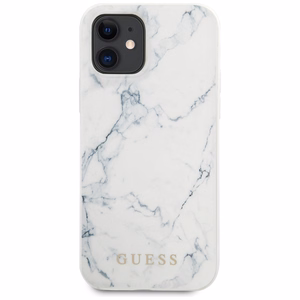 Guess Marble Чехол для iPhone 12 mini 5.4" - белый