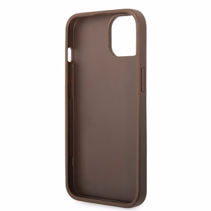 Guess GUHCP15S4GMGBR iPhone 15 6.1" brown/brown hardcase 4G Big Metal Logo