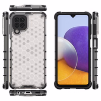 Honeycomb Case kaitsekate TPU kaitserauaga Samsung Galaxy A22 4G läbipaistev