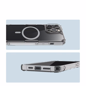 Nillkin Nature Pro Magnetic armored ümbris with MagSafe jaoks iPhone 15 Pro - valge