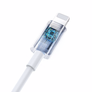 BWOO Wired Headphone Lightning With Volume Control HF179 valge