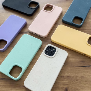 Eco Case ümbris iPhone 12 Pro Max Silikoonist telefoni ümbris Kollane