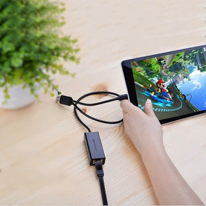 Ugreen väline võrgukaart RJ45 - USB 2.0 100 Mbps Ethernet must (CR110 20254)