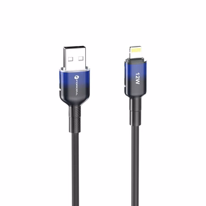 Kaabel USB A to Lightning Forcell F-Energy 2,4A 12W Gradient 1 m C353 must
