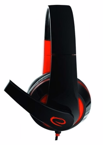 Esperanza EGH300R Headset Wired Head-band Gaming Black, Red