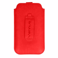 Vennus Deko Ümbris (Size 14) jaoks Iphone 15/15 Pro/16/16 Pro/Samsung S24/S25 RED