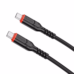 Кабель USB C to USB C Hoco 3A 60W 3 m X59 черный