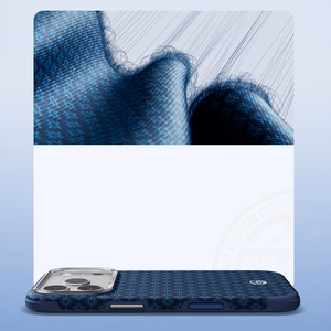 Sinine Benks Magnetic Armor Grid Edge X9 kevlari ja metallraamiga ümbris (C.K.FL.AP.BE.X073) mudelitele iPhone 18 Pro Max / iPhone 17 Pro Max