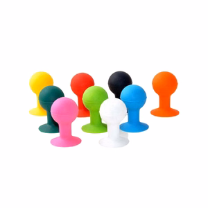 Phone hoidja with a round head - punane