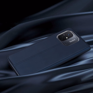 DUX DUCIS wallet ümbris SKIN PRO jaoks REDMI 12C sinine