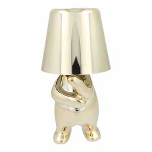 Laua lamp voodikõrval GOLD MAN Kunst Deco standing (versioon 3) MLTL