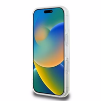 Guess IML Flowers Wreath MagSafe Ümbris jaoks iPhone 16 Pro - Clear