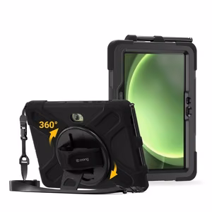 Crong Defender Plus vastupidav kaitseümbris Samsung Galaxy Tab Active5 Pro 10,1″ tahvelarvutile, must