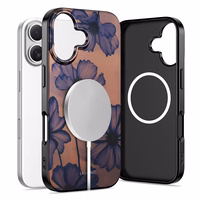 Tech-Protect Lamano MagSafe ümbris jaoks iPhone 17 - brown-purple