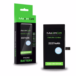Maximcell aku iPhone 12 Mini jaoks 2227mAh Li-poly