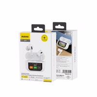 Dudao U19 in-ear TWS juhtmevabad Bluetooth 5.3 kõrvaklapid LED ekraaniga - valge