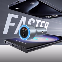 Dudao R4Ultra 120W Power Delivery kiirlaadija LED autolaadija USB-A USB-C - hall