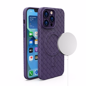 MagSafe Woven Ümbris jaoks iPhone 13 Pro - lilla