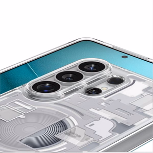 Spigen Ultra Hybrid Mag MagSafe Ümbris for Samsung Galaxy S26 Ultra Zero One - Clear and valge