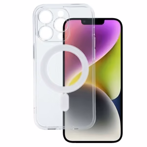 Tel Protect MagSilicone ümbris iPhone 14 Pro läbipaistev