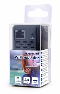Gembird WNP-RP300-03-BK võrgukordaja 300 Mbit/s must