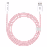 Blavec Kaabel Candy braided - USB to Type C - PD 60W 3A 3 metres Apple CarPlay/Android Auto (CCA-UC3P30) roosa