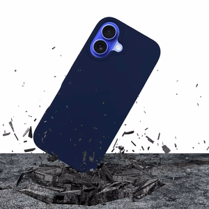 Tumesinine silikoonümbris 3mk Silicone Case mudelile Apple iPhone 16
