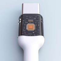 Dudao L9C Max 240W PD USB-C - USB-C 2m Kaabel - valge