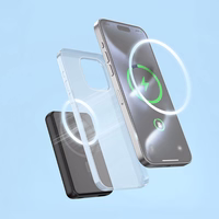 Powerbank Dudao K14S+ 10000mAh 20W USB-A / USB-C / MagSafe koos statiiviga - must