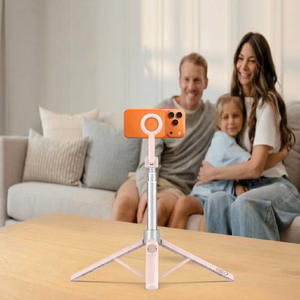 Tech-Protect L10S Bluetooth-selfikepp, roosa ja hall