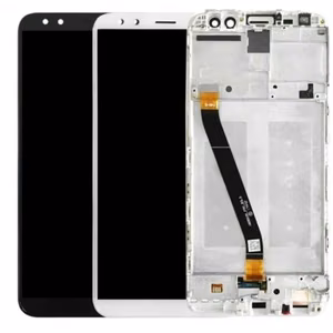 LCD ekraan ühilduv Huawei Mate 10 Lite valge koos raamiga HQ