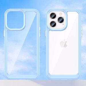 Outer Space Case iPhone 14 Pro Max kõva korpus geelraamiga sinine